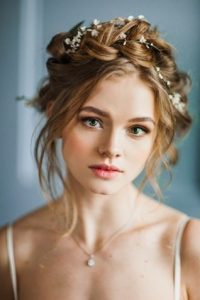 Bridal hair - boho braids