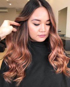 Rose Gold Balayage - Rebecca Oates Bicton